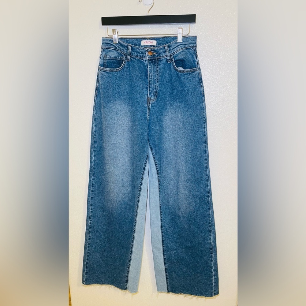 Vibrant High Rise Light Blue Jeans - Picture 6 of 13